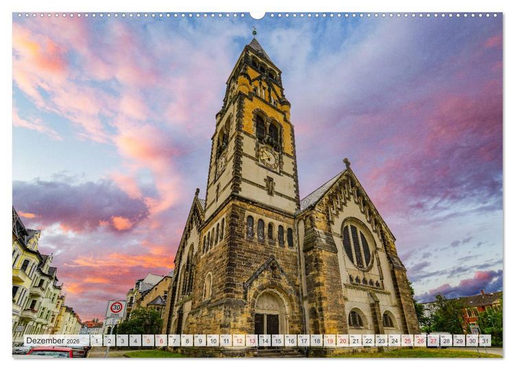 Produktbild: Dessau Ro&szlig;lau Impressionen (hochwertiger Premium Wandkalender 2026 DIN A2 quer), Kunstdruck in Hochglanz