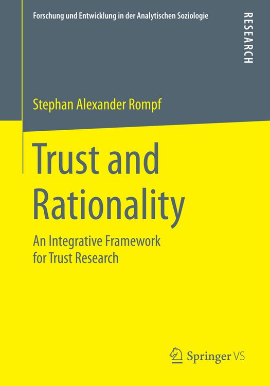 Produktbild: Trust and Rationality