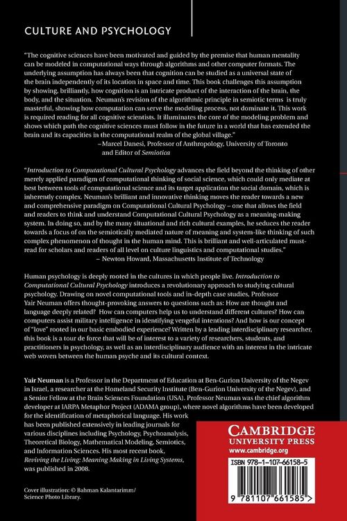Produktbild: Introduction to Computational Cultural Psychology