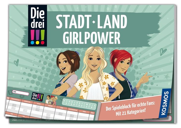 Produktbild: KOSMOS - Die Drei !!! - Stadt - Land - Girlpower