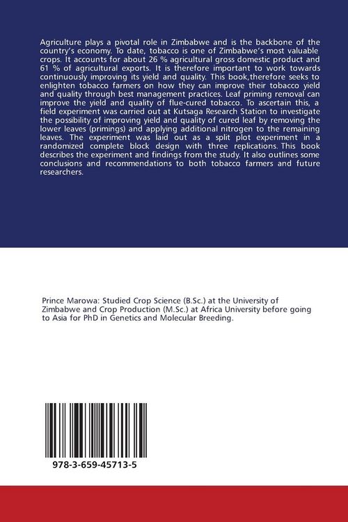 Produktbild: Improving Tobacco Yield and Quality