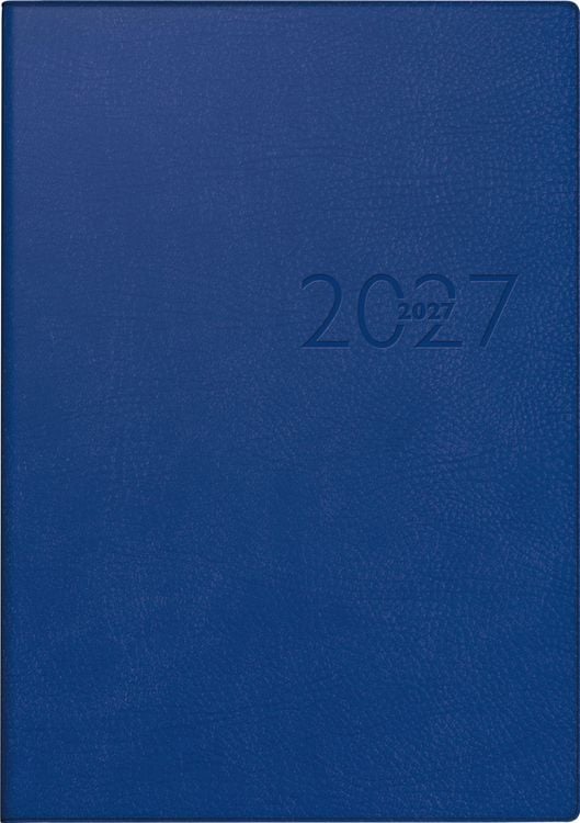 Produktbild: rido/id&eacute; 7023016307 Buchkalender Mod. studioplan int. 2027 168&times;240 mm, Kunstleder, blau
