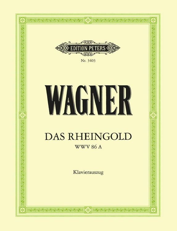 Produktbild: Das Rheingold (Oper in 4 Bildern) WWV 86a