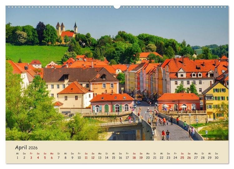 Produktbild: Regensburg. Du bist so sch&ouml;n (hochwertiger Premium Wandkalender 2026 DIN A2 quer), Kunstdruck in Hochglanz