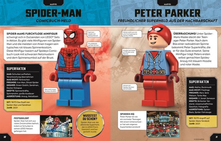 Produktbild: LEGO® Marvel Lexikon der Minifiguren