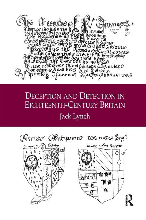 Produktbild: Deception and Detection in Eighteenth-Century Britain