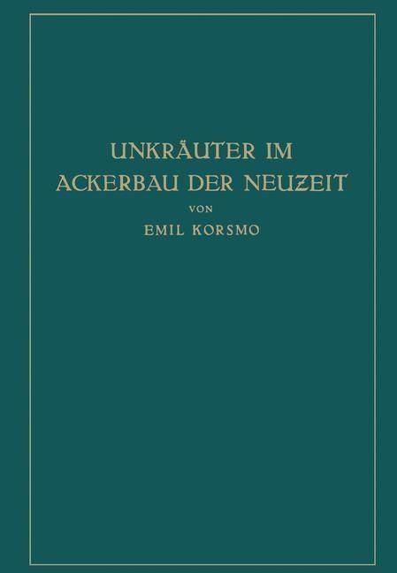 Produktbild: Unkr&auml;uter im Ackerbau der Neuzeit