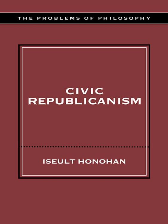 Produktbild: Civic Republicanism