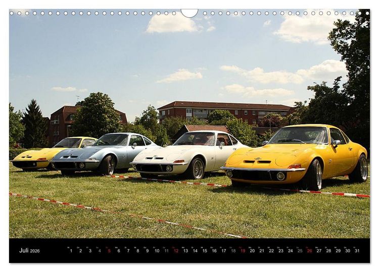 Produktbild: Opel GT Der Kalender (Wandkalender 2026 DIN A3 quer), CALVENDO Monatskalender
