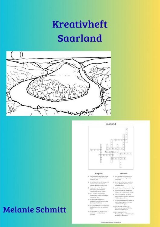 Produktbild: Kreativheft Saarland