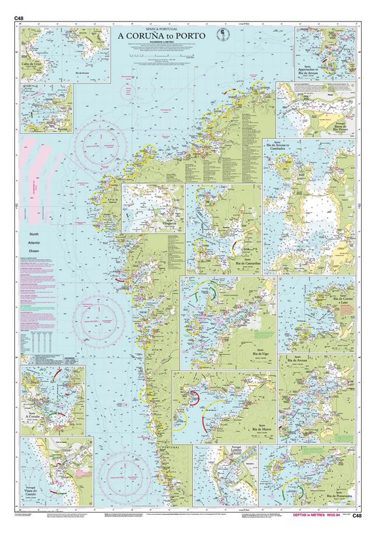 Produktbild: C48 A Coru&ntilde;a to Porto, Imray Chart