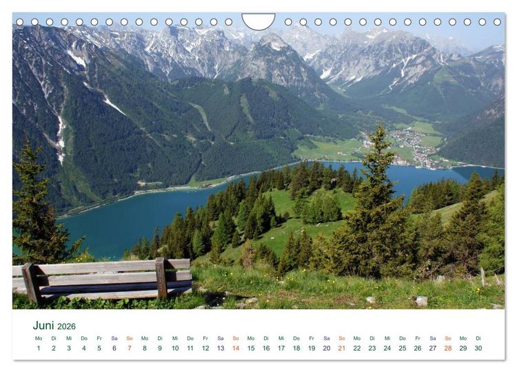Produktbild: Tirol &ndash; Rund um den Achensee (Wandkalender 2026 DIN A4 quer), CALVENDO Monatskalender