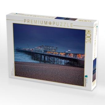 Produktbild: CALVENDO Puzzle Brighton Pier | 1000 Teile Lege-Gr&ouml;&szlig;e 64x48cm Foto-Puzzle f&uuml;r gl&uuml;ckliche Stunden