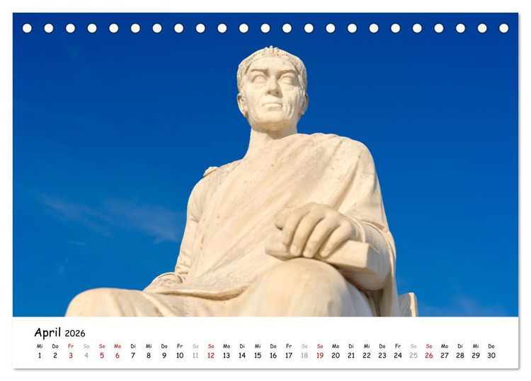 Produktbild: Mediterraner Zauber - Korfu in all seinen Facetten (Tischkalender 2026 DIN A5 quer), CALVENDO Monatskalender