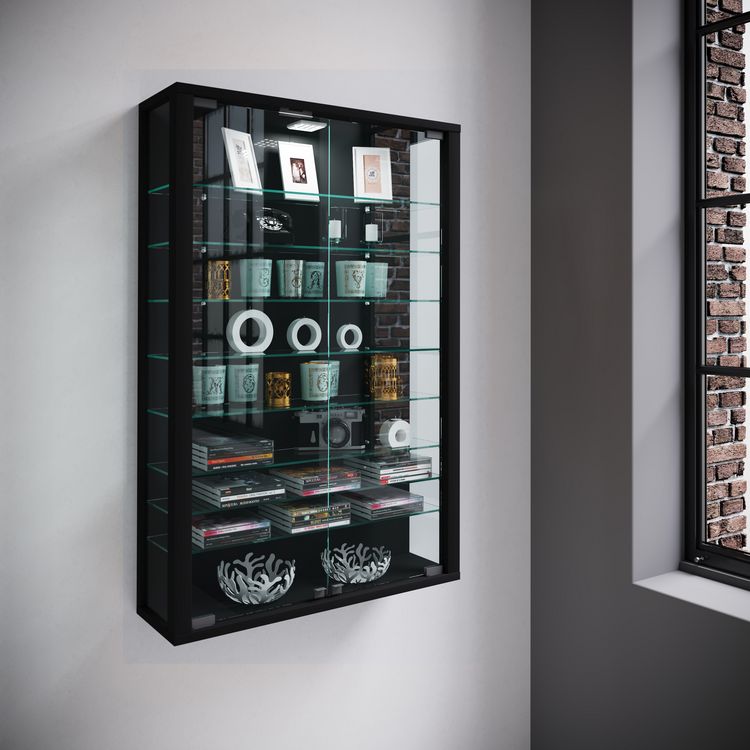 Produktbild: Wandvitrine H&auml;ngevitrine Glasvitrine Vitrosa Mini