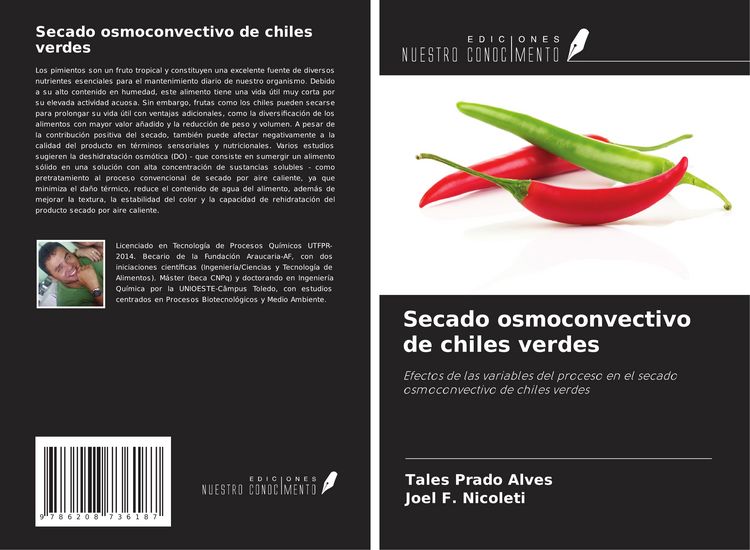 Produktbild: Secado osmoconvectivo de chiles verdes