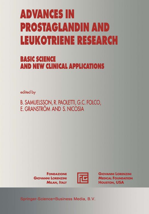 Produktbild: Advances in Prostaglandin and Leukotriene Research