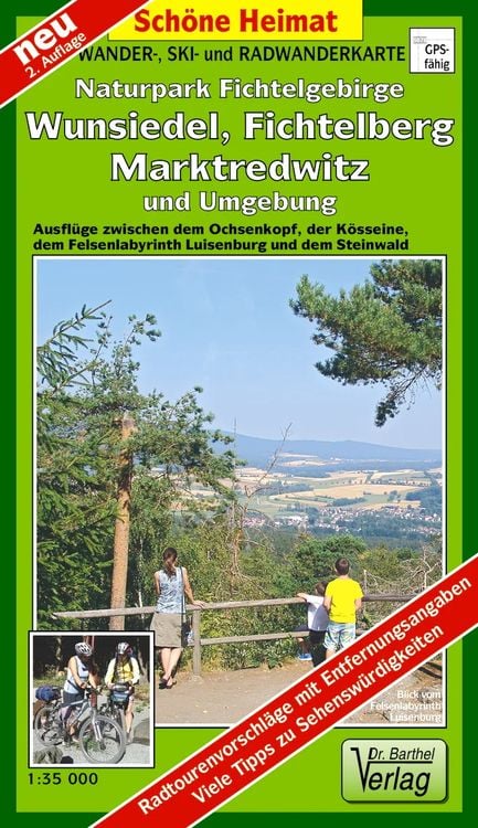 Produktbild: Wander-, Ski- und Radwanderkarte Naturpark Fichtelgebirge, Wunsiedel, Fichtelberg, Marktredwitz und Umgebung