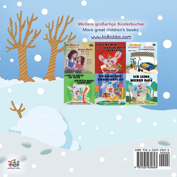 Produktbild: I Love Winter (German English Bilingual Book for Kids)