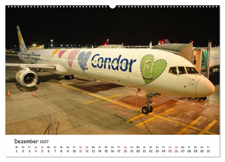 Produktbild: Ein Jahr in der Welt der Luftfahrt (hochwertiger Premium Wandkalender 2027 DIN A2 quer), Kunstdruck in Hochglanz