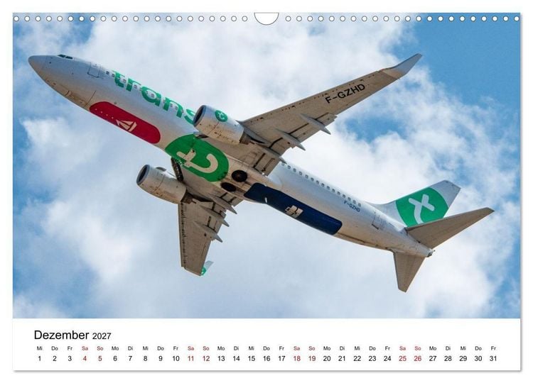 Produktbild: Boeing 737 - Die Baby Boeing (Wandkalender 2027 DIN A3 quer), CALVENDO Monatskalender