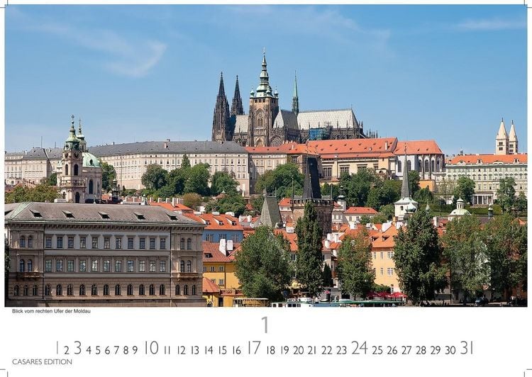 Produktbild: Prag Kalender 2027 &ndash; Wandkalender | Fotokalender 24x35cm - Hochwertige Fotos von Prags bekanntesten Bauwerken, historischen Pl&auml;tzen und malerischen Ecken