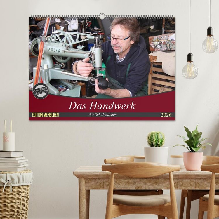 Produktbild: Das Handwerk der Schuhmacher (Wandkalender 2026 DIN A2 quer), CALVENDO Monatskalender