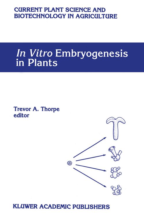 Produktbild: In Vitro Embryogenesis in Plants