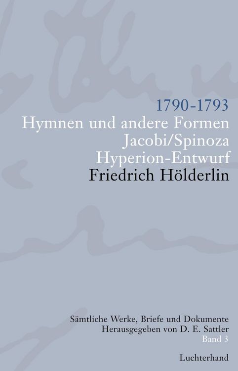 Produktbild: S&auml;mtliche Werke, Briefe und Dokumente 03