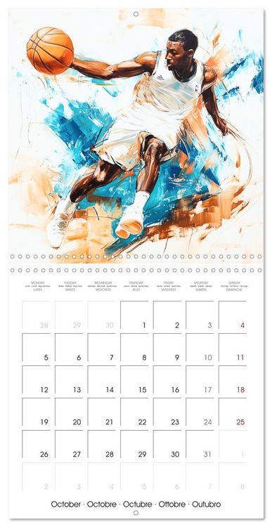 Produktbild: Canvas of Olympic Champions (Wall Calendar 2026 12 &times; 12 Inch) CALVENDO 12 Month Wall Calendar