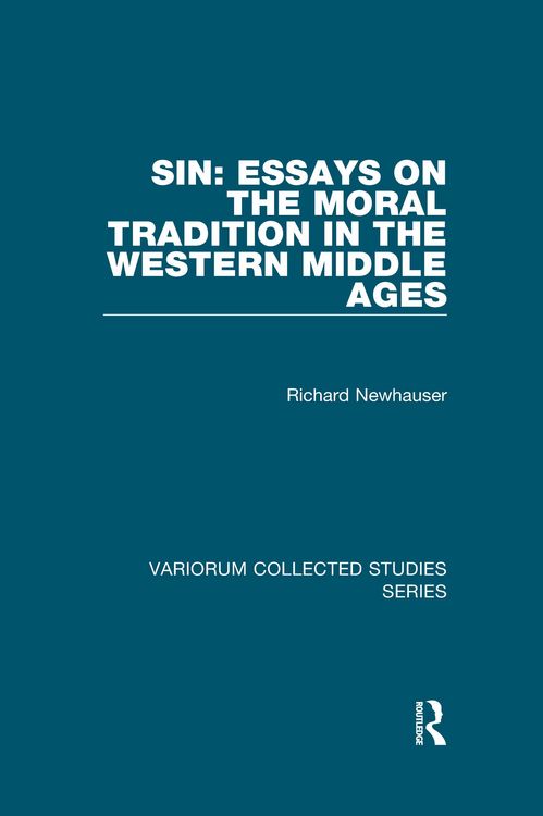 Produktbild: Sin: Essays on the Moral Tradition in the Western Middle Ages