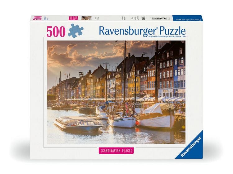 Produktbild: Erwachsenenpuzzle 500 Teile - Sonnenuntergang in Kopenhagen