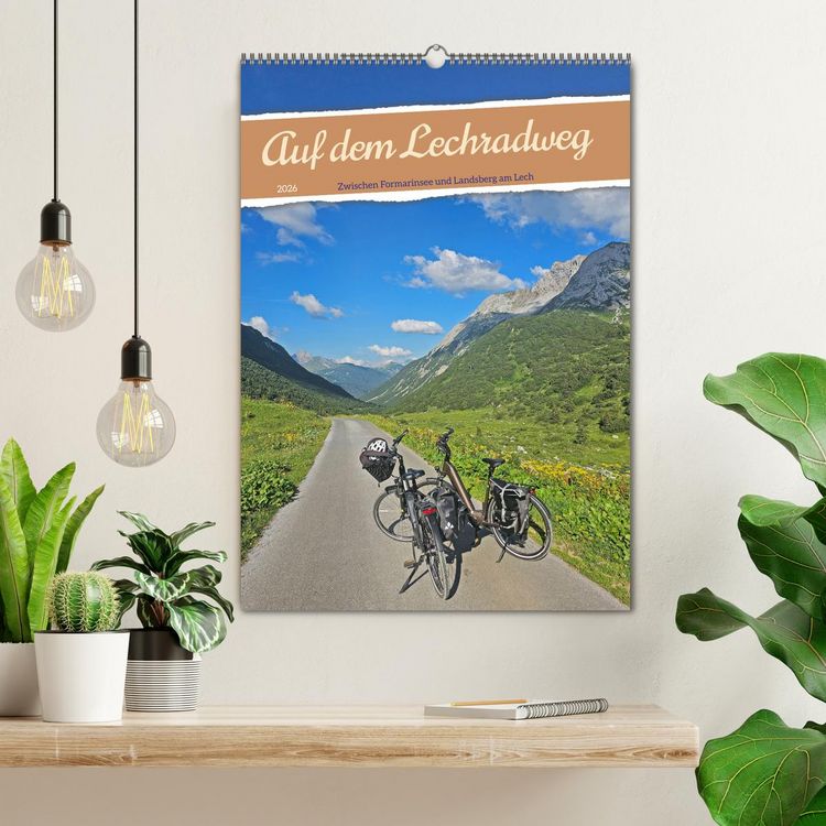 Produktbild: Auf dem Lechradweg - Zwischen Formarinsee und Landsberg am Lech (Wandkalender 2026 DIN A2 hoch), CALVENDO Monatskalender