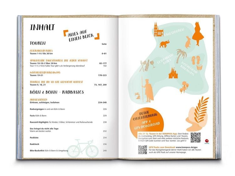 Produktbild: KOMPASS Radvergn&uuml;gen in und um K&ouml;ln & Bonn
