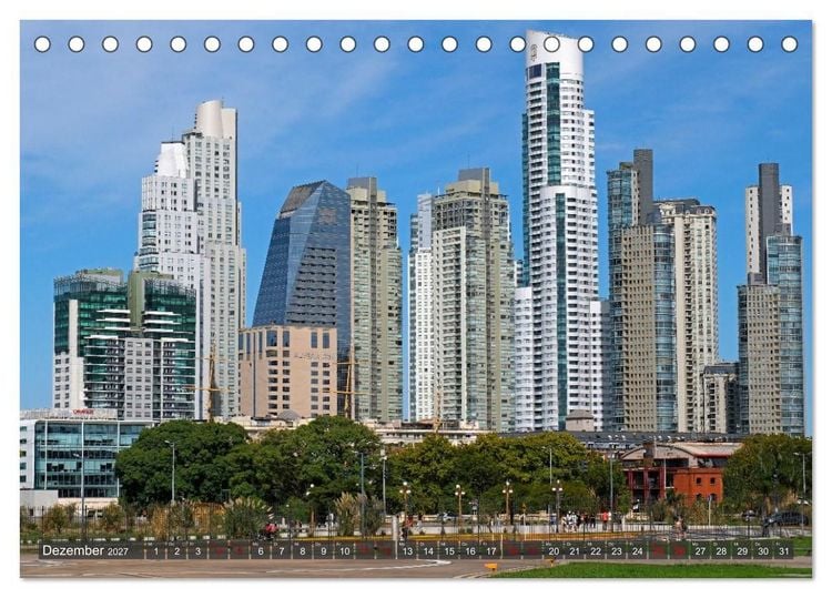 Produktbild: Buenos Aires mit Iguazu (Tischkalender 2027 DIN A5 quer), CALVENDO Monatskalender