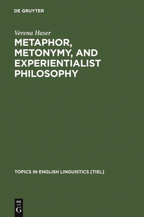 Produktbild: Metaphor, Metonymy, and Experientialist Philosophy