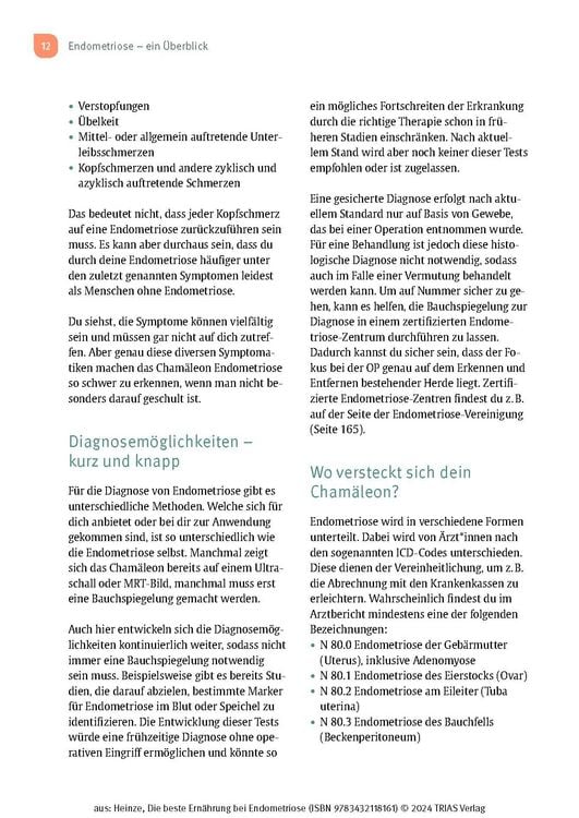 Produktbild: Die beste Ernährung bei Endometriose