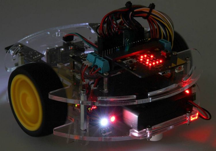 Produktbild: Joy-it Roboter Bausatz Micro:Bit "JoyCar" Bausatz MB-Joy-Car