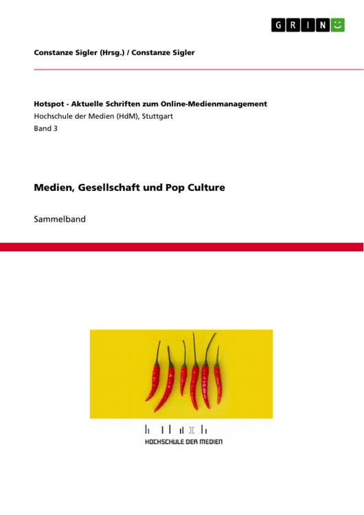 Produktbild: Medien, Gesellschaft und Pop Culture