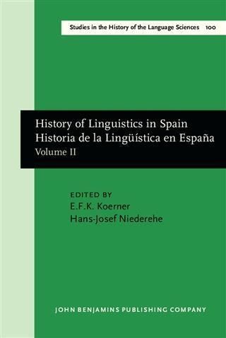 Produktbild: History of Linguistics in Spain/Historia de la Linguistica en Espana