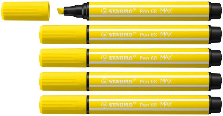 Produktbild: Premium-Filzstift mit dicker Keilspitze STABILO&reg; Pen 68 MAX