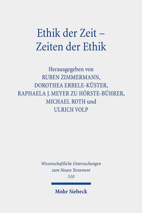 Produktbild: Ethik der Zeit - Zeiten der Ethik