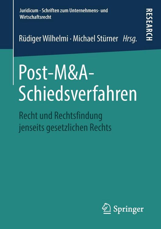 Produktbild: Post-M&A-Schiedsverfahren