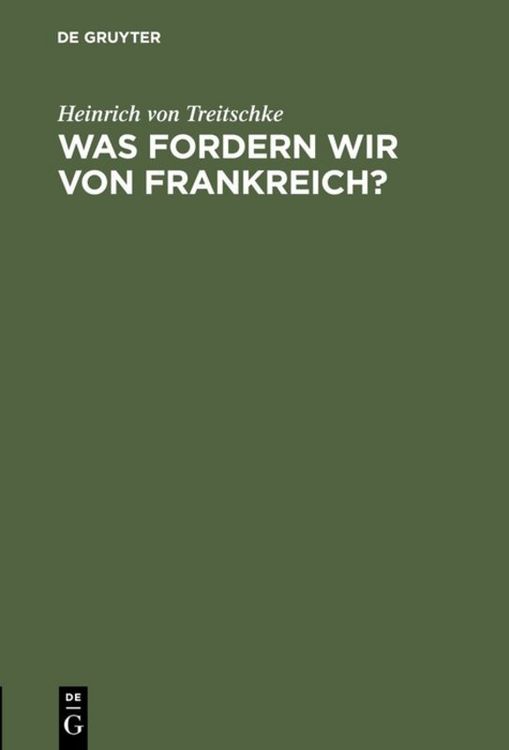 Produktbild: Was fordern wir von Frankreich?