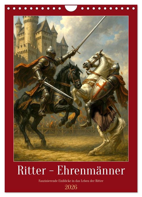 Produktbild: Ritter - Ehrenm&auml;nner (Wandkalender 2026 DIN A4 hoch), CALVENDO Monatskalender