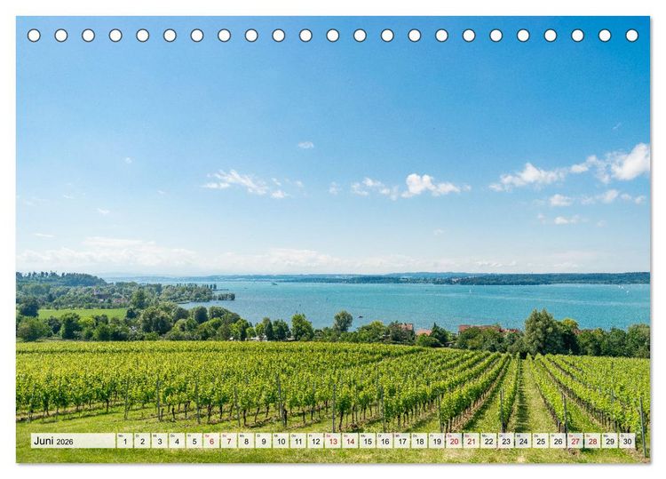 Produktbild: Traumhafter Bodensee (Tischkalender 2026 DIN A5 quer), CALVENDO Monatskalender