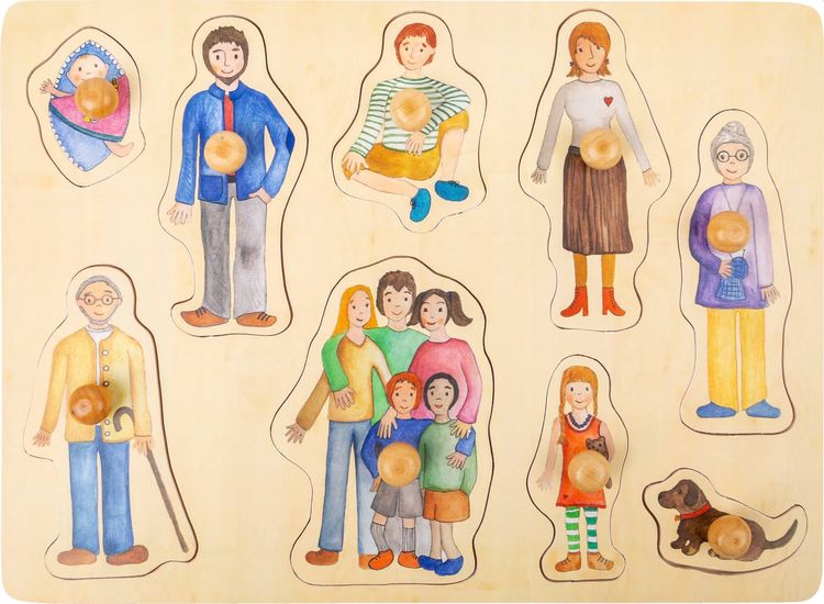 Produktbild: Setzpuzzle Familie und Freunde