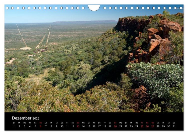Produktbild: Namibias Highlights (Wandkalender 2026 DIN A4 quer), CALVENDO Monatskalender