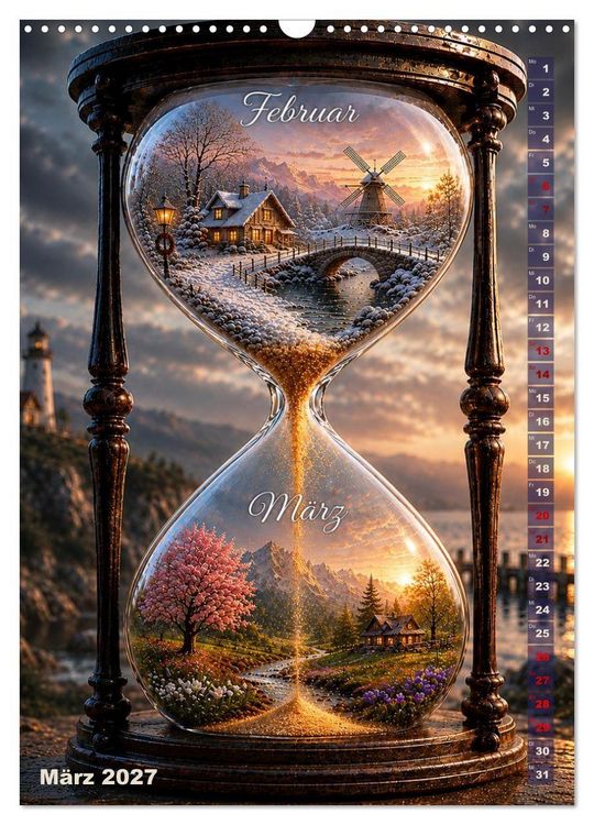 Produktbild: Zeit der Jahreszeiten (Wandkalender 2027 DIN A3 hoch), CALVENDO Monatskalender