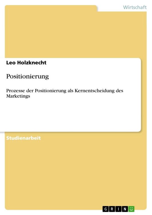 Produktbild: Positionierung